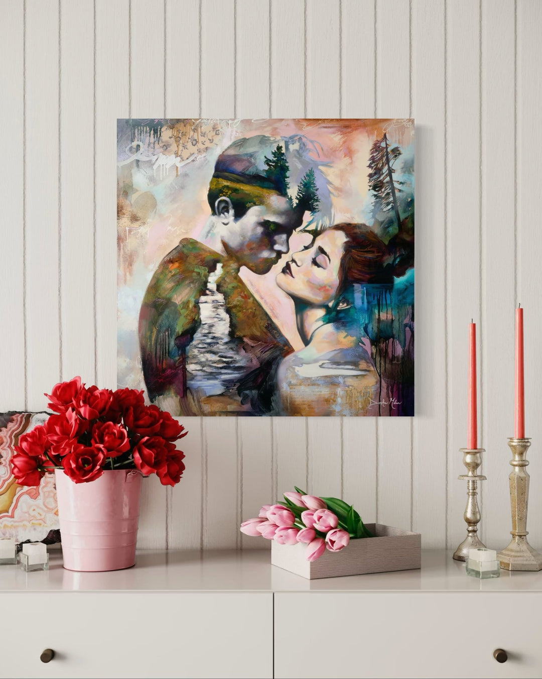 Abiding Gaze - Canvas Print - Dimitra Milan Art