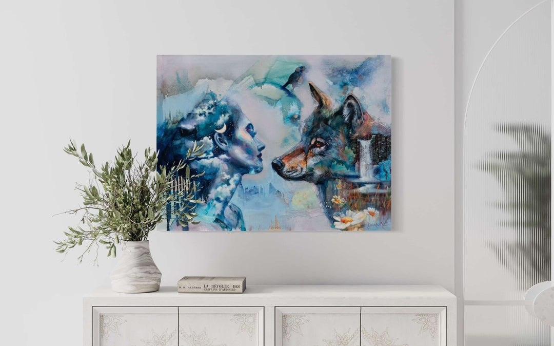 Reclaimed Realms - Canvas Print - Dimitra Milan Art