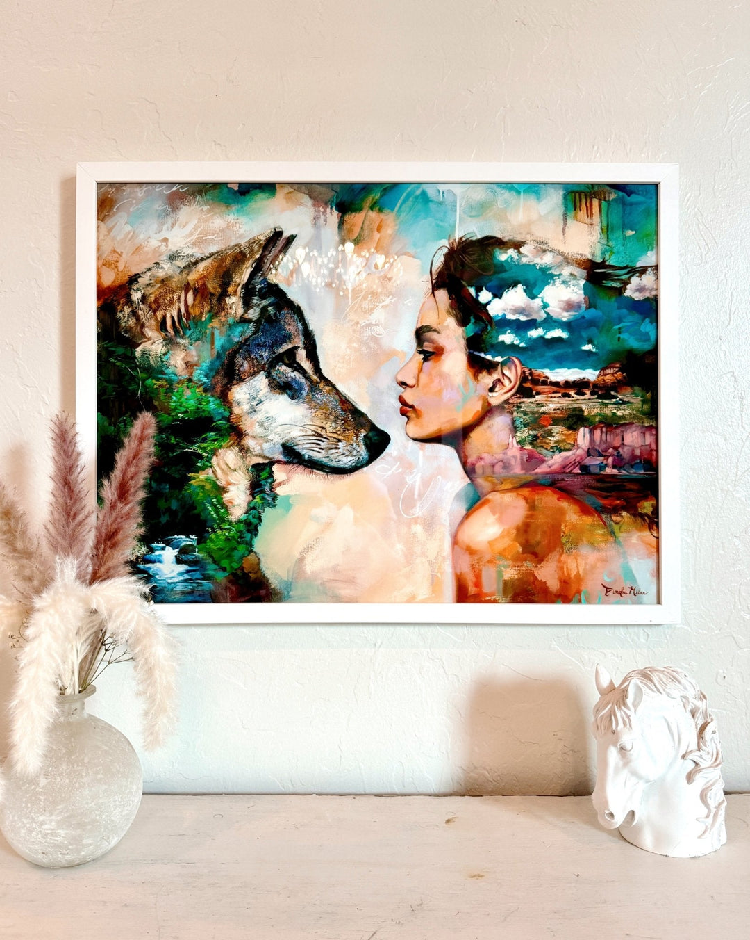 Running the Distance - Framed Print - Dimitra Milan Art