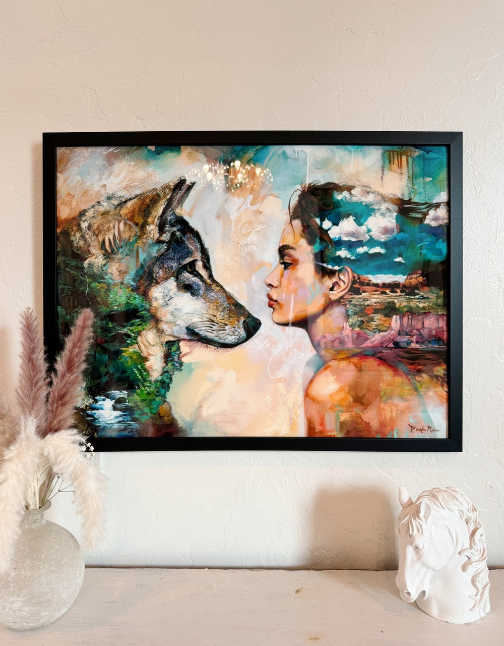 Running the Distance - Framed Print - Dimitra Milan Art