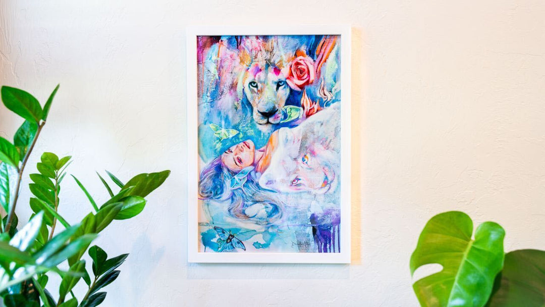 Spirit Awakens Framed Print - Dimitra Milan Art